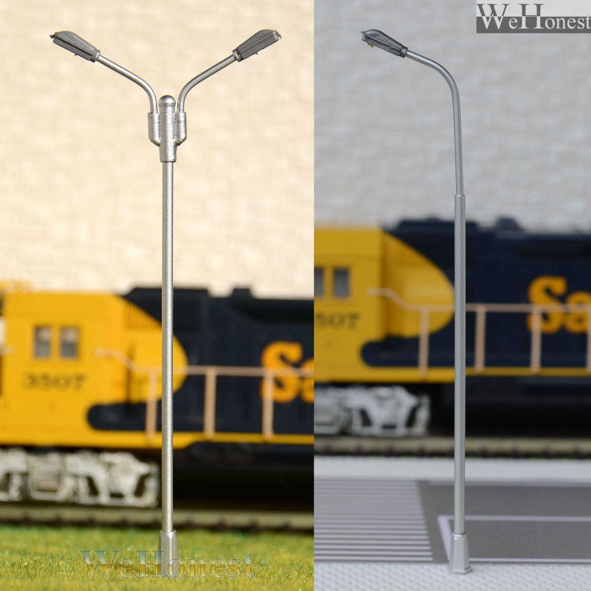 5 x OO gauge Model Railway train Lamp posts Led street lights Lamps YD100